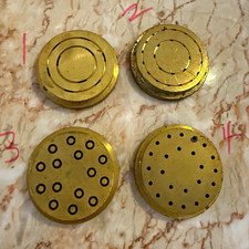 4 Brass Pasta Die 33mm diameter 7mm thickness for pasta extruder