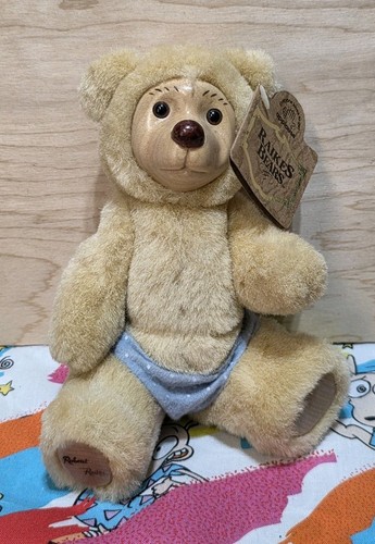 Vintage Raikes Wooden Bear Applause, NWT