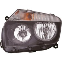 Scheinwerfer Frontscheinwerfer Rechts Halogen H1 Schwarz FüR Dacia Duster