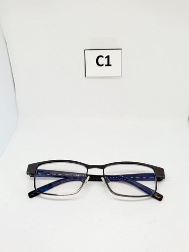 eyeglasses metal 40007f c1 +2.25 black metal  full rim