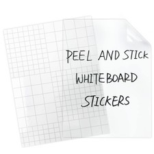 Clear Dry Erase Board Paper for Fridge, Wall, Desk, 2 Pcs 8.27x11.69in