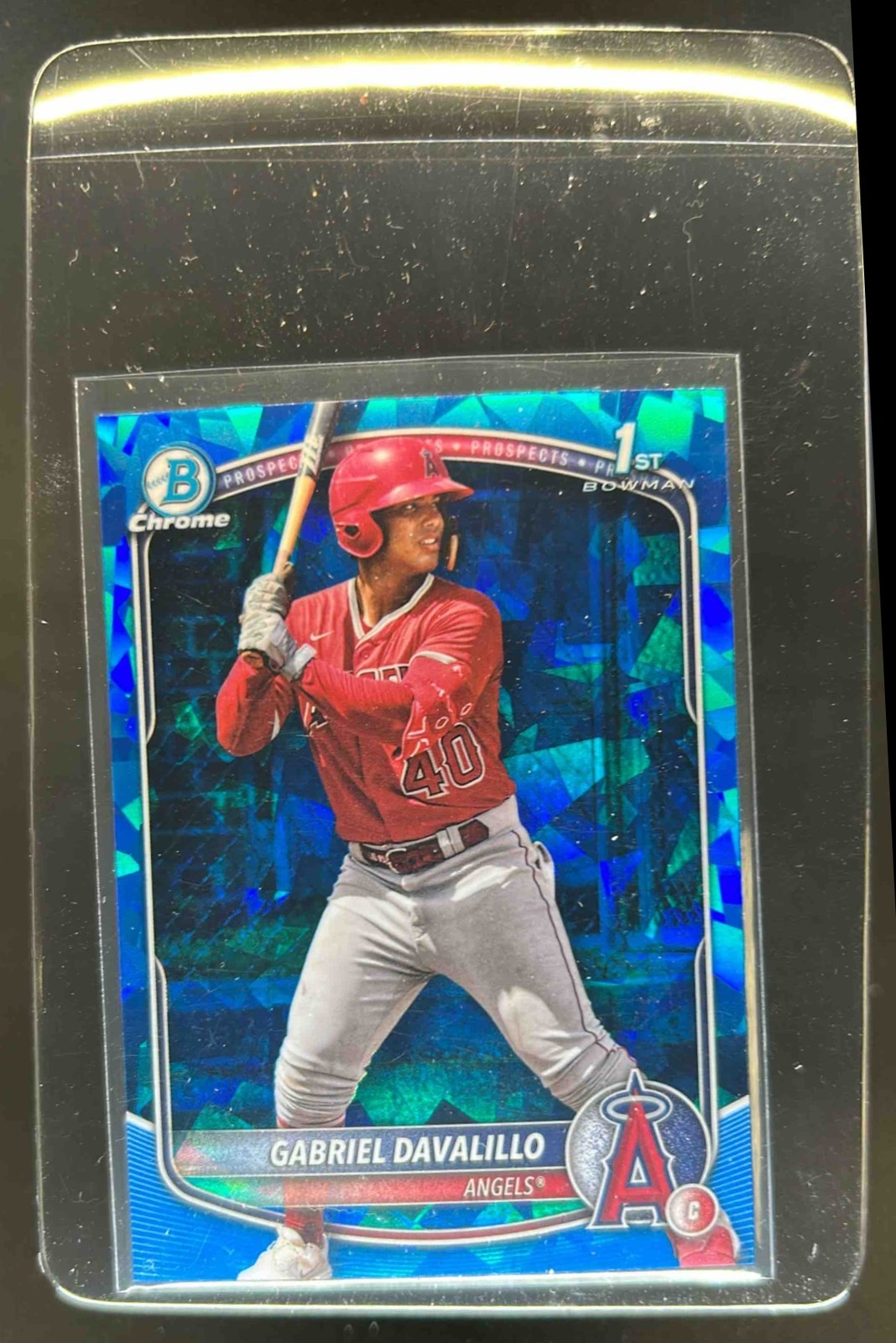 2025 Bowman Chrome Sapphire Gabriel Davalillo 1st #BCP-178 Angels
