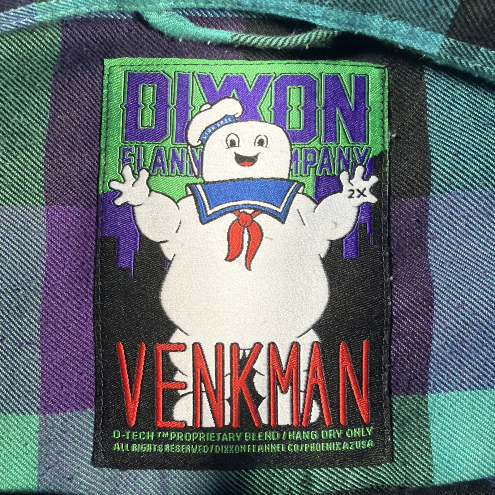 Dixxon Flannel Co The Venkman Men’s 2X Excellent Condition Multicolor Rare image 4