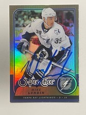 Tampa Bay Lightning MIKE LUNDIN Signed Card