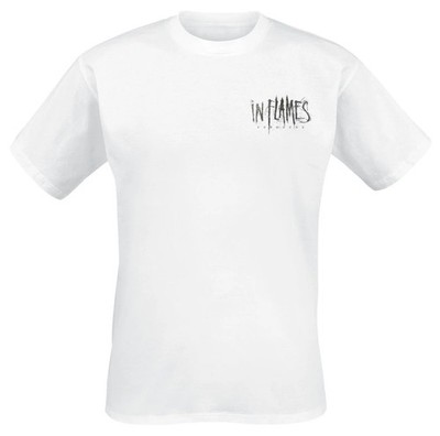 In Flames T-Shirt Herren Foregone Distressed Logo weiß Band-Merch, Bands
