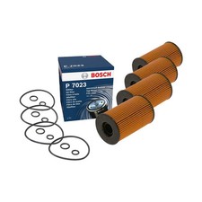 4x Ölfilter BOSCH F 026 407 023 für VW Seat Skoda Audi Passat B7 Variant