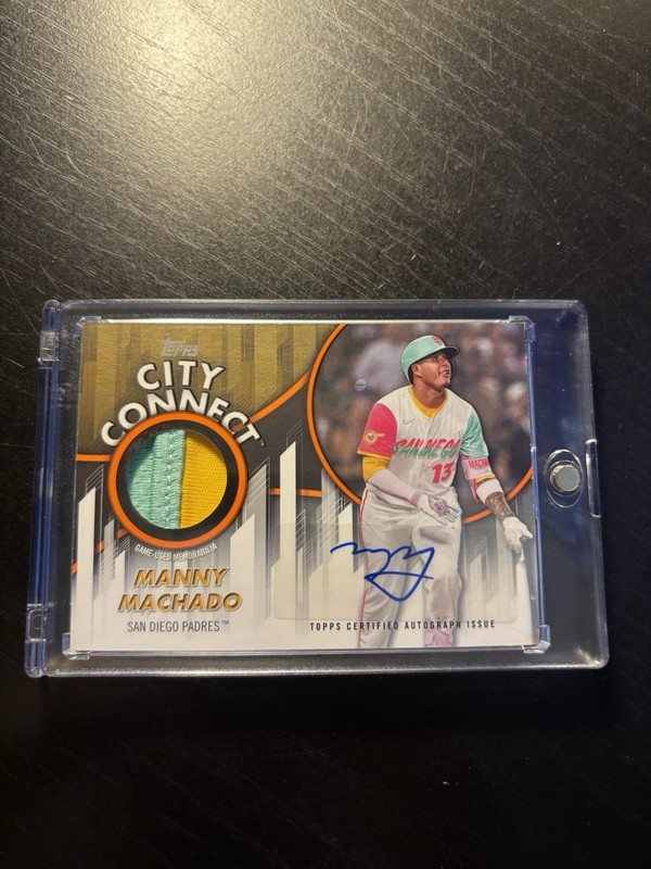 Manny Machado City Connect Patch Auto /25 2026 Topps Series 2 Padres