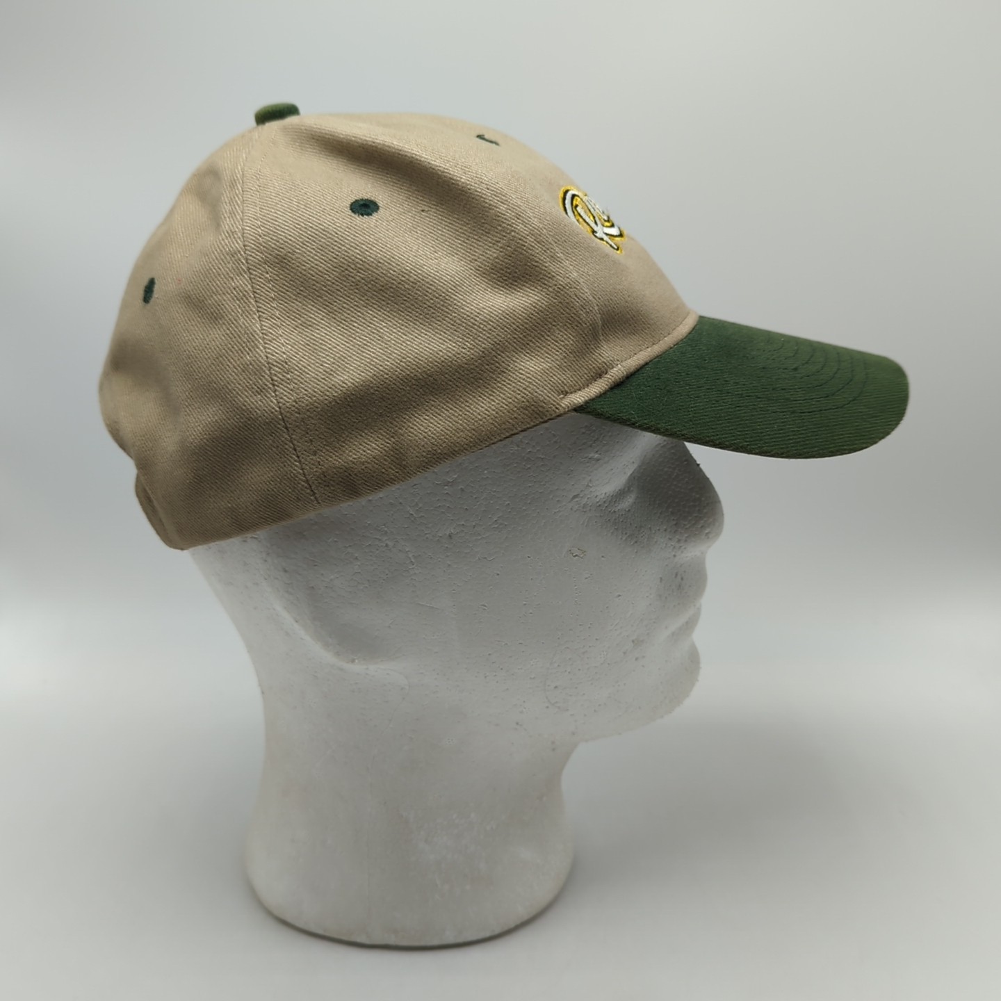 Rolling Bones hat beige green adjustable snapback… - image 8