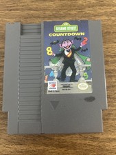 Nintendo NES Sesame Street Countdown Video Game Tested Working