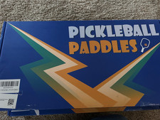 New Pickleball set. USA approved. 2 fiberglass paddles. 4 balls carrying case