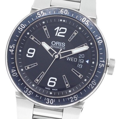ORIS Williams F1 Team 7613 Day date Black Grey Dial Automatic Men's Watch_959197