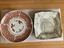Japanese Tableware Ceramic 2 Large Plates Made in Japan Japanese Ceramic Plate