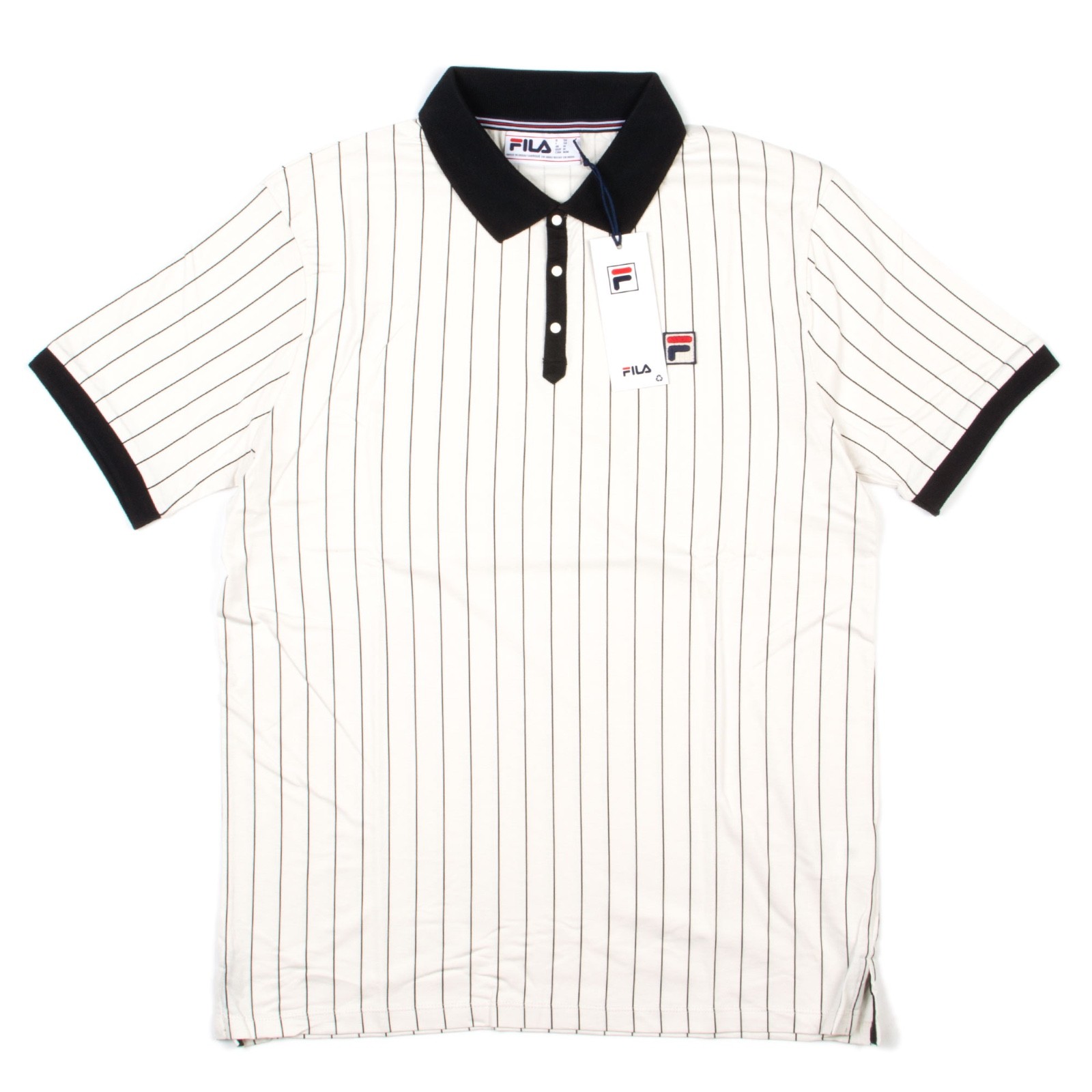 Fila Vintage BB1 Polo Shirt Classic Cream/Navy