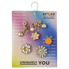 CROCS Jibbitz Everything Nice Gem Mix 5 Pack Shoe Charms NWT