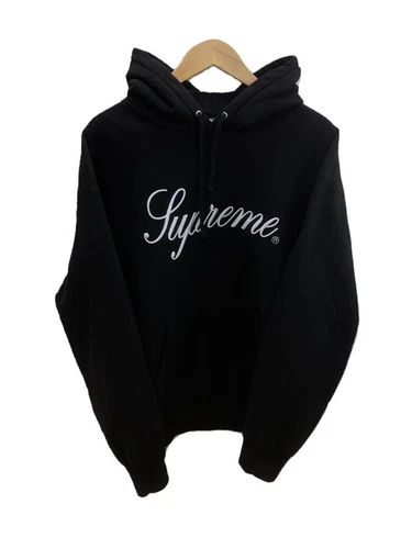 Felpa Supreme con cappuccio XL cotone nero usata
