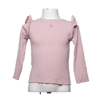 Basics, Langarmshirt, Größe: 116, Pink, Baumwolle/Elasthan, Einfarbig #btC