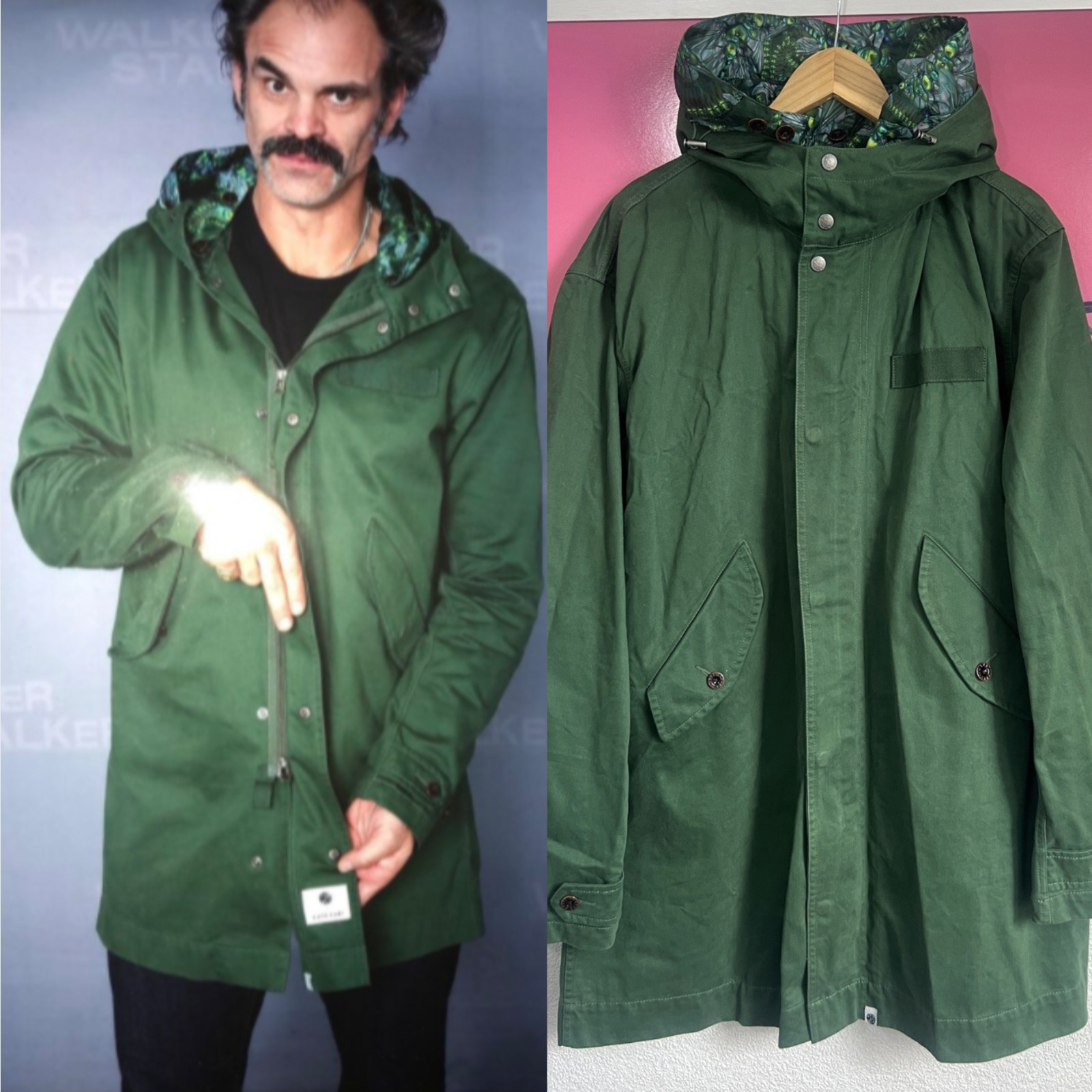 RARE Pretty Green x Katie Eary Limited Edition Parka XXL / 3XL GTA V Steven Ogg