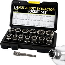 Bolt Extractor Set 14-Piece Stripped Bolt Ext...