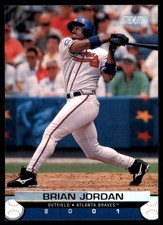 Brian Jordan 2001 Stadium Club #68 Braves MLB READ FREE SHIPPING AutographDen