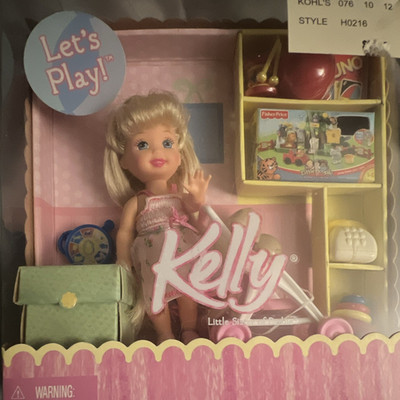 Mattel Barbie Kelly Let s Play! Doll Playset w/ Accessories 2004 NIB