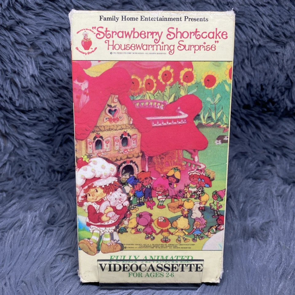 Strawberry Shortcake Housewarming Surprise VHS Tape 1987 FHE Animated Kids Movie - Image 2 of 4
