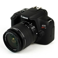 Canon EOS Rebel T7 24.1MP Digital Camera w/ 18-35mm  75-300mm Lenses  Bag -A