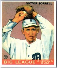 1983 Galasso 1933 Goudey Reprint #15 Vic Sorrell