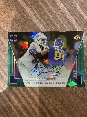 2025 Panini Photogenic - Kobie Turner #43 Geometric  Auto In The Action /25   