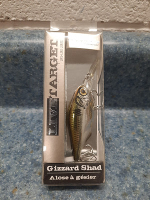 Koppers Live Target Gizzard Shad Crankbait 2 3/4'' 7/16 oz 5-7ft GZC70M Series!