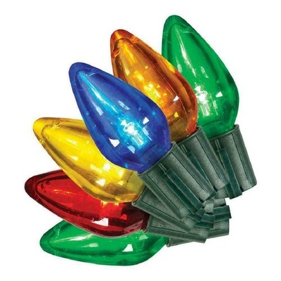 Home Accents Holiday 25 C9 Super Bright Clear LED Lights - Multi Color
