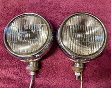 Matched Pair Guide 2025-a Driving Fog Lamp 6v Clear Glass Lights Hot Rod