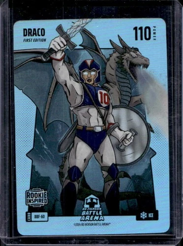 2024 Bo Jackson Battle Arena Draco Drake Maye Rookie Ice 1st Edition #BBF-60