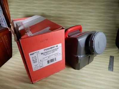 Pass & Seymour PS560MIR7-W Mechanical Interlock NOS 60A 3PH 277/480VAC 30HP