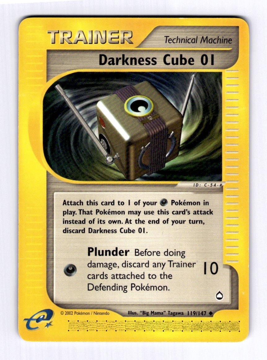 Darkness Cube 01 Aquapolis #119 (2003) Uncommon HP Pokemon