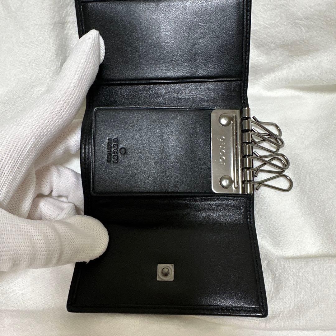 GUCCI GG pattern key case black - image 4