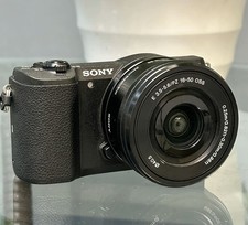 Sony Alpha a5100 24.3MP Mirrorless Camera 16-50mm Lens Black English 95 NEW