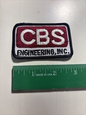 CBS Engineering Inc Patch Embroidered Sew On Company Logo Badge Applique