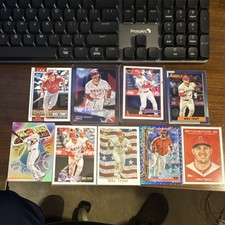 Topps Mike Trout Angels Card Lot of 9 2019-2026 Titans of the Game MLB 35th
