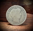 1909 P Barber Dime Silver 10C US Coin Good Details - 90% silver