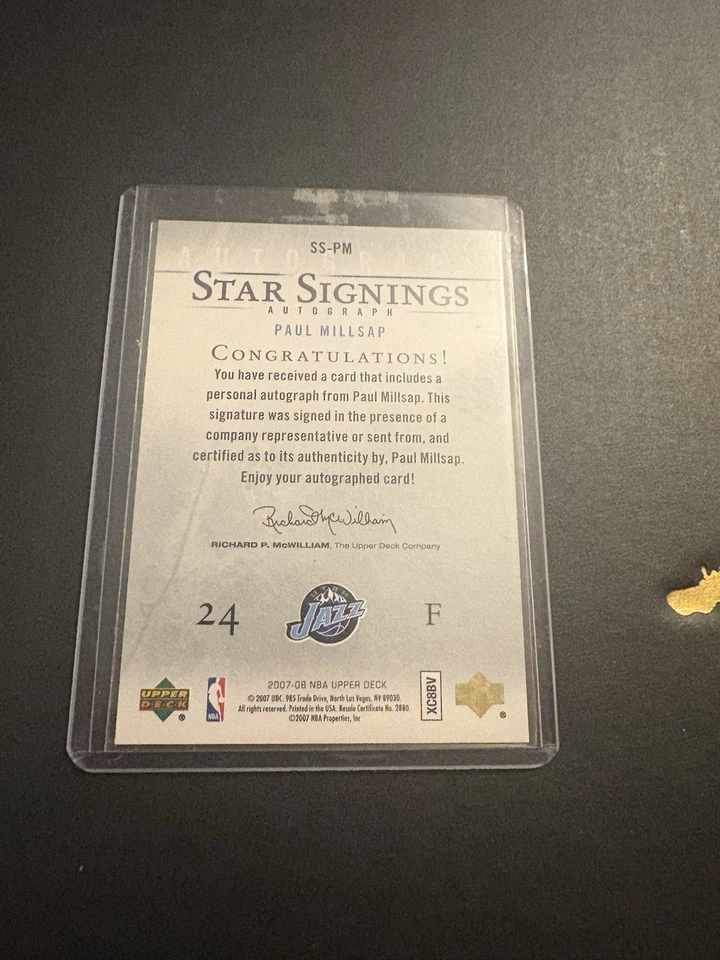 2007-08 Upper Deck - Star Signings Paul Millsap #SS-PM (AU) - Image 2 of 2