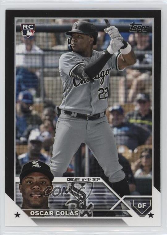 2023 Topps Series 2 Black /72 Oscar Colas Oscar Colás #545 Rookie RC k3a