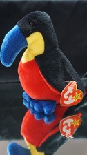 TY Beanie Babies 1995 Kiwi the Toucan w/ Ear Tag Style 4070