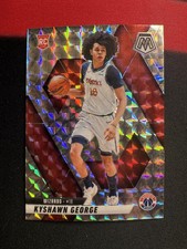 24-25 Panini Mosaic Kyshawn George RC Silver Mosaic