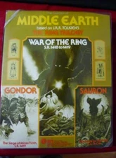 SPI 1977 : War of the Ring, Gondor & Sauron - Middle Earth Trilogy Game (UNP) EX