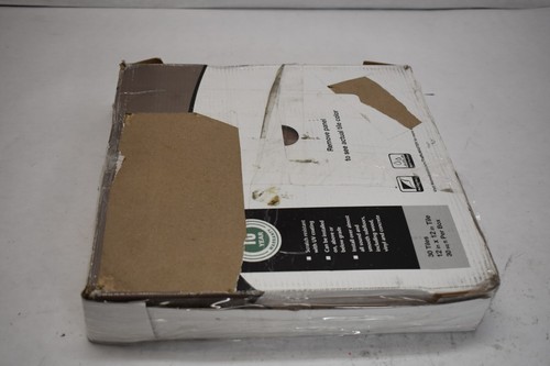 Parquet de madera marrón 4 MIL x 12" pelar y pegar suelo de baldosas de vinilo resistente al agua - Imagen 7 de 9