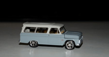 1966 Chevy Suburban Gray '66 Custom Wheels & Rubber Tires 1/64 Limited Edition