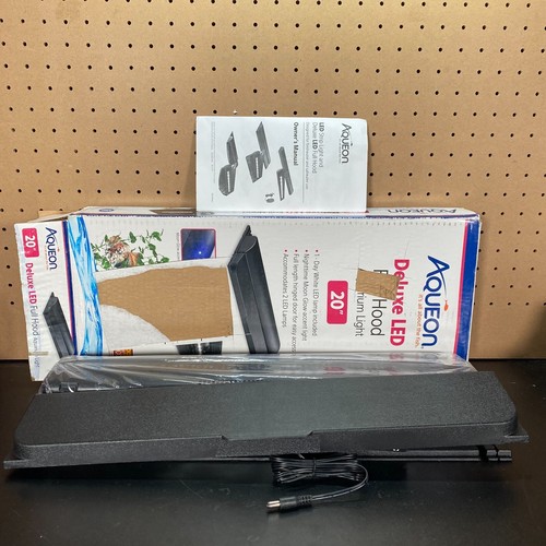 Aqueon Deluxe Aquarium LED light Full Hood 20" fit 10 and 20X gallon