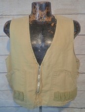 Vintage SEARS Sports Center Sportswear Cotton Upland Hunting Vest Ted Williams L