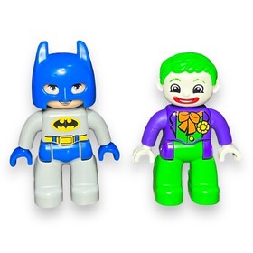 Lego Duplo DC Comics Batman & Joker MiniFigures From Jokers Challenge Set #10544