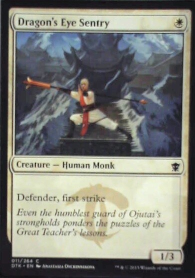 Dragon's Eye Sentry MTG Dragons of Tarkir #11 NM R130 Card